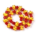 thumbnail image 3 of 5pcs Handmade Lampwork Beads Strands Mushroom Yellow 15~16.5x11.5~13mm Hole: 2mm about 20pcs/strand 12.60~12.99 inch (32~33cm), 3 of 4