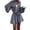 Slate Gray, variant on 2 Piece Sets for Women Matching Two Piece Fashion Oversized Shirts and Shorts Spring Outfit Pink M