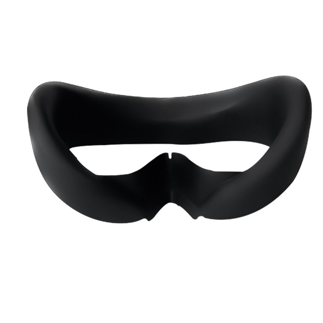 Para Pico 4 Mascarilla de Silicona Almohadilla para los Ojos Protectora MáScara Antisudor Gafas VR Accesorios de Repuesto (Negro)