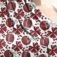 thumbnail image 2 of Red Football Helmets with Bows Pattern Blanket,Comfortable Soft Lamb Wool Throw Blanket,All Season,Warm Lightweight Blankets for Sofa Bed Couch Living Room Chair,50"x60", 2 of 4