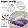 thumbnail image 6 of Renewold Universal ATV Seat Cover 25x10 Inch with Elastic Edge, Waterproof & Non-Slip Four Wheeler Seat Cover Fit for Honda Rancher 420, Polaris Sportsman 450, Marble Purple Gold, 6 of 7