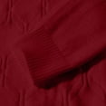 thumbnail image 2 of Hrsba Half Zip Sweater Mens Solid Color Stand Collar Long Sleeve Fashion Knit Sweater for Men Casual Fall Winter Warm Top, 2 of 5