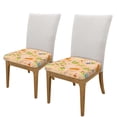thumbnail image 2 of KLL Scandinavian Style Hygge Pattern Seat Covers for Dining Room Chairs,Washable Chair Seat Chair Covers Seat Protector-Two Pieces, 2 of 7
