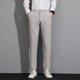 thumbnail image 3 of Pantalones de trabajo drapeados para hombre, pantalones de traje de oficina rectos y fluidos para hombre, ropa vintage, ropa de estilo coreano, moda de verano 2024 fina, 3 of 5