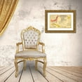 thumbnail image 3 of Vintage Maps 32x21 Gold Ornate Wood Framed with Double Matting Museum Art Print Titled - Strategic Map of Our War with Spain 1898, 3 of 4