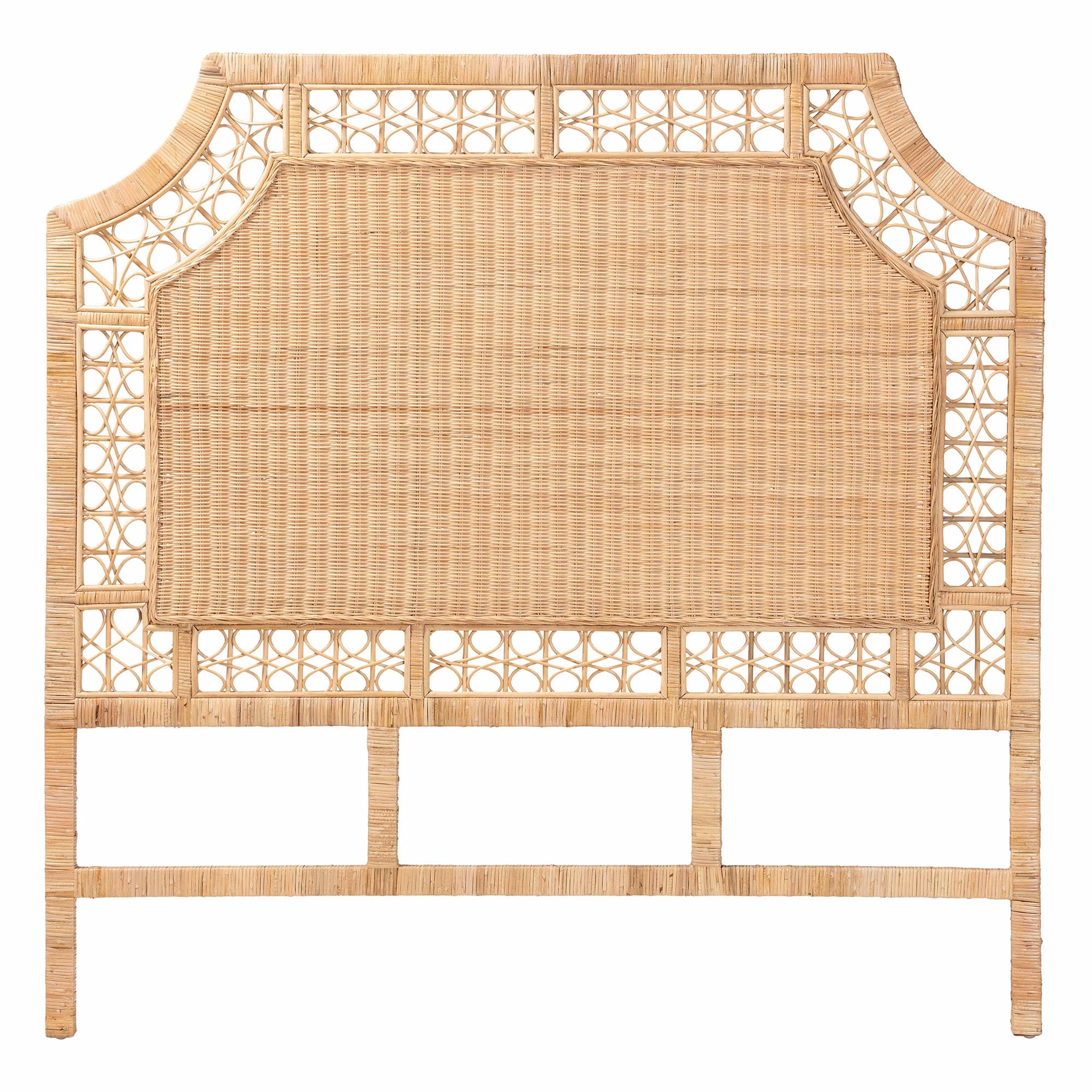bali & pari Hekima Boho Standalone Headboard, Queen, Natural