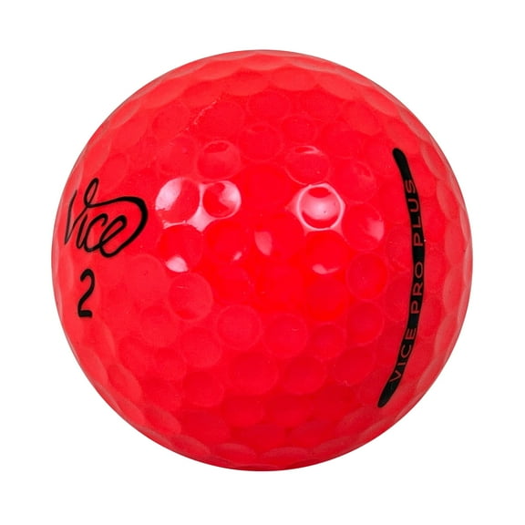 24 Vice Pro Mix Red 5A Recycled Golf Balls, by Mulligan USA