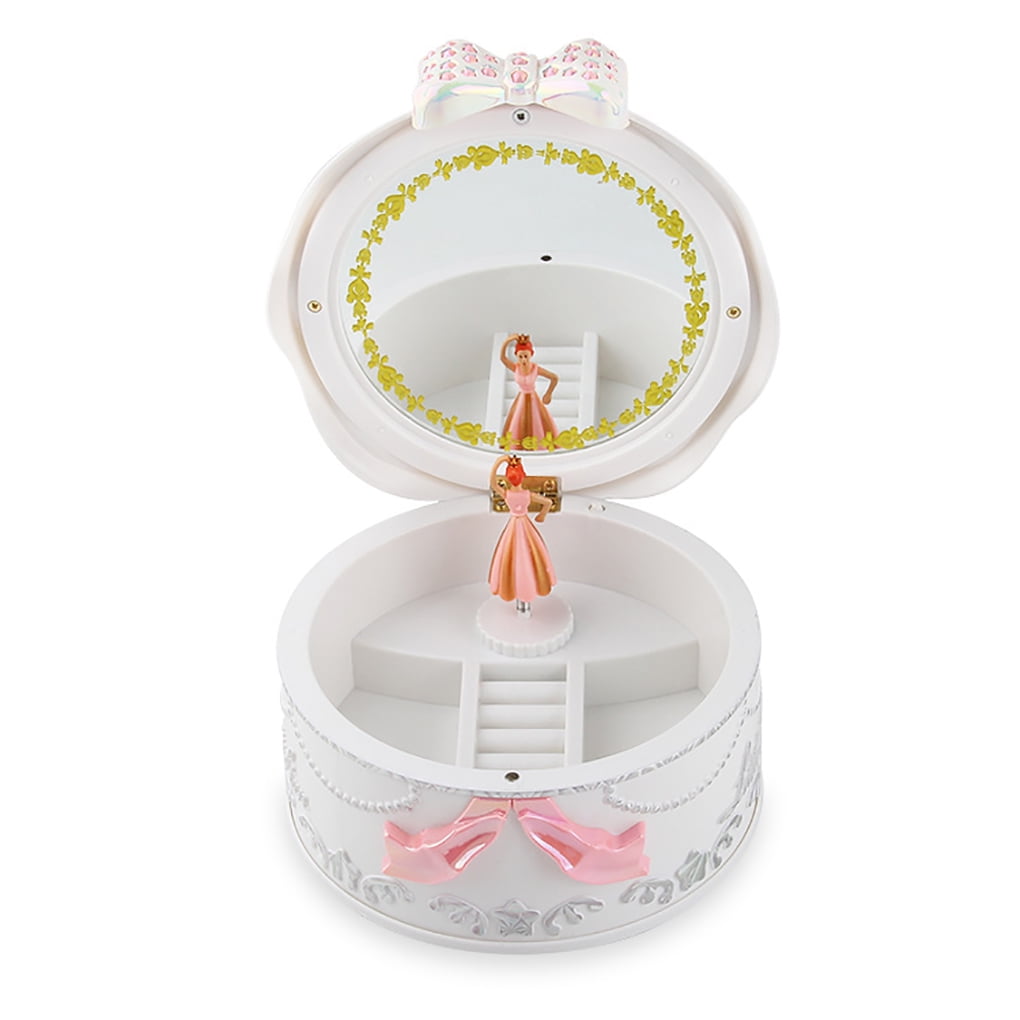 Electronicheart Children Dancing Girl Musical Boxes Toy Rotating Doll