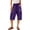 Purple, variant on BOMYJESK Women Shorts High Waisted Drawstring Knee Length Long Shorts Casual Baggy Sweatshorts 2026 Summer Athletic Shorts with Pockets Pink M