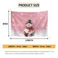 thumbnail image 6 of SEANATIVE Christmas Wall Tapestry Mini Tapestry for Bedroom Holly Snowman Tapestry for Living Room Vintage Aesthetic Room Tapestry Wall Art for Girls Dorm Room Wall Decoration, 6 of 6