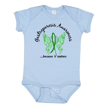 

Inktastic Gastroparesis Butterfly 6.1 Boys or Girls Baby Bodysuit