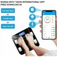 thumbnail image 2 of Bluetooth Smart Bathroom Scales for Body Weight Digital Scale Body Fat BMI Scale,Auto Body Composition Analyzer with Smartphone APP,Best Fitness Weight Loss Scale Health Monitor-Black, 2 of 9