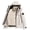 White, variant on BRGZLK Unisex Coats Solid Color Casual Warm Windproof Thickened Zipper Pocket Long Sleeve Hooded Coat Detachable Lining Coat White L