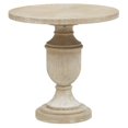 thumbnail image 1 of Madison Parc Garcia Ronde Table d'Appoint en Bois de Transition en Crème/blé, 1 of 5