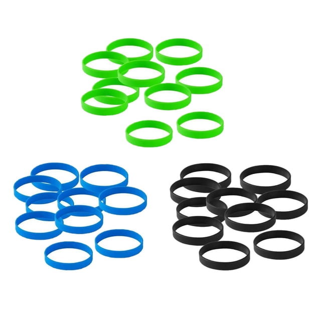 Moda pulsera de silicona pulsera brazalete joyería accesorios regalos deportes Azul Negro Verde Zulema Pulsera de silicona