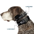 thumbnail image 2 of Buckle-Down Pet Collar, Dog Collar Plastic Buckle, The Mountains Are Calling And I Must Go Mountains Outline, 9.5 to 14.5 Inches 0.5 Inch Wide, 2 of 8