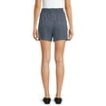 thumbnail image 3 of Time and Tru Women's Linen Shorts, 3 of 5