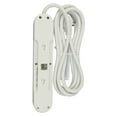 Hyper Tough 4Outlet 10ft Surge 900Joule Protection with 2 USB, White