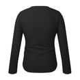 thumbnail image 4 of LUOGENLI T-shirts pour Homme pour Hommes T-Shirt pour Hommes Col Rond Imprimé de Noël Manches Longues Haut de Base Hiver T-shirts Amusants pour Hommes T-shirts Graphiques Pâques Noir TTG, 4 of 5