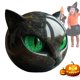 thumbnail image 4 of Halloween Cat Sculpture Resin Tabletop Statue para Del () Verde, 4 of 9