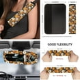 thumbnail image 5 of KUIFORTI Car Interior Cover 12 Pcs Car Seat Covers for SUV, Truck, Sedan, Easy to Install Steering Wheel Cover, Rearview Mirror Cover, Seatbelt Cushion, Trash Bag, Flower Car Accessories for Women, 5 of 7