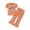 Orange, variant on UngA Girl's 2 Piece Outfits Leopard Print Clothing Set Toddler Kids Cute Heart Graphic Short Sleeve Tee and Flare Bell Bottom Pants 4-5 Years,White