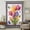Red Yellow, variant on Spring Tulips Sheer Curtains 45" Long for Bedroom, Colorful Flowers Botanical Butterfly Farm Wooden Light Filtering Privacy Drapes, Semi Sheer Short Window Treatment for Kitchen Cafe Bathroom