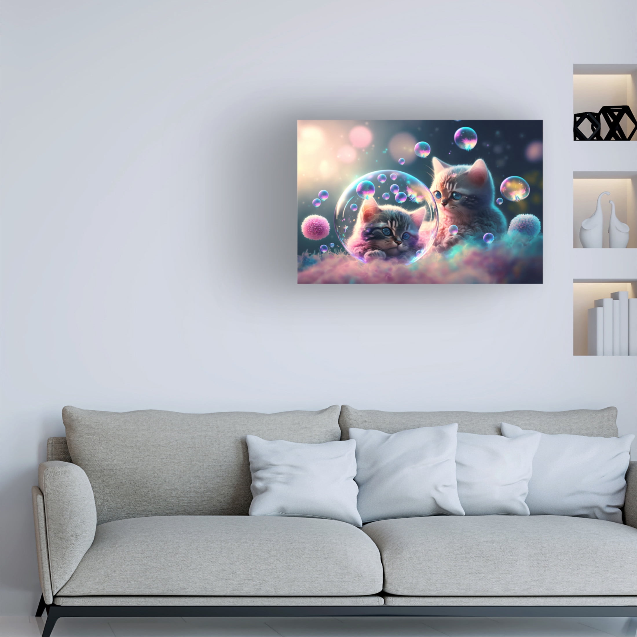 Canvas Wall Art - Ray Heere 'Mystical Morning 6' Wall Art for Living Room, Bedroom, or Office Décor by Trademark Fine Art - 47 x 30 Inches