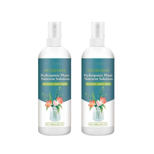 EGNMCR Hydroponic Garden Plant Nutrient Solution Liquid Potting Flower Fertilizer 100ml nutrient fluid