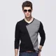 thumbnail image 4 of Sudadera con cuello en V de algodón 100%, tendencias de moda 2024, camisetas para hombre, diseñador de lujo coreano de primavera, venta de Harajuku, nuevos jerseys para hombre, 4 of 5