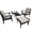 Brown, variant on Rattan and Glass Combination / Outdoor Furniture / Unique and Attractive Design