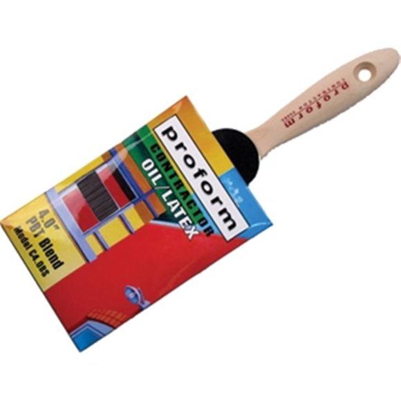 Proform Brosse Droite en PBT avec Manche en Queue de Castor C4.0BS 4 Pouces