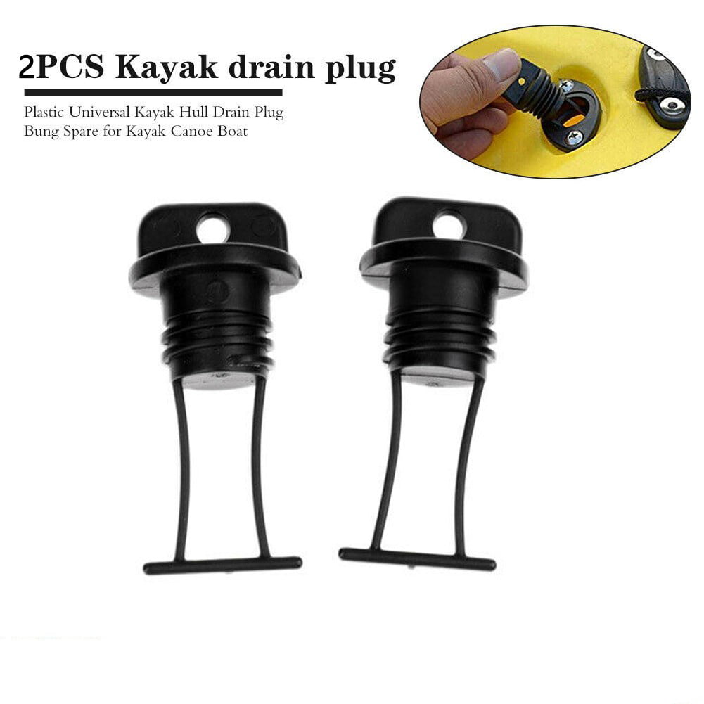 2pcs/set universal drain plug kit plugs bung for dinghy kayak canoes bRU 