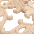 thumbnail image 3 of Lot de 4 appliques d'angle décoratives en bois sculpté pour porte d'armoire, lit, armoire, meubles, 3 of 4