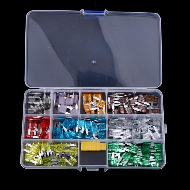 Kit De Surtido De Fusibles Mini 140 PCS 2A 3A 5A 7.5A 10A 15A 20A 25A 30A 35A 40Amp