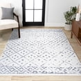 thumbnail image 5 of JONATHAN Y MOROCCAN HYPE 3 x 5 Area Rug, Juba Moroccan Geometric Diamond - Ivory/Gray, MOH508A-3, 5 of 10