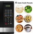 thumbnail image 3 of Horno de Microondas digital BLACK+DECKER EM031MB11 1000 W 1.1 pies cúbicos acero negro e inoxidable, 3 of 5