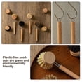 thumbnail image 7 of Holloyiver Bamboo Pot Dish Brush, Natural Wooden Scrub Brush with Sisal Fiber, Suitable for Dishes, Pans, Pot and Other Utensils-Sustainable, Kitchen Cleaning Brush with Replacement Brush Heads, 7 of 7