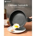 thumbnail image 2 of MICHELANGELO Frying Pans Nonstick -  Non Stick Frying Pan | Ease of Cleaning, All Stovetops Compatible, Built to Last, Stay-Cool Handle, 8+12inch, 2 of 10