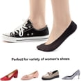 thumbnail image 5 of Invisible Ice Silk Breathable Non-Slip Socks ,Womens No Show Thin Socks Cotton Nylon Low Cut Liner Non Slip hidden Invisible Socks for Flats Sneaker, 5 of 14