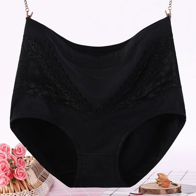 Puntoco Ropa interior para mujer, bragas suaves y transpirables de cintura alta para mujer, calzoncillos elásticos, calzoncillos sin costuras para mujer