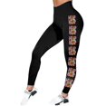 thumbnail image 4 of Wyzesi Compression Leggings with Pockets Women Women Comfortable Workout Out Leggings Easter Print Color Block Pants Soft Stretchy Leggings Leggings for Women No Front Seam Pack, 4 of 6