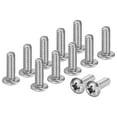 thumbnail image 1 of Uxcell 50-Pack 8-32x1/2 Tornillos de Máquina de Cabeza Plana de Acero Inoxidable 304, Tornillos Completamente Rosados para Muebles Plateados, 1 of 7