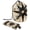 Multicolor, variant on PhooArto Large Barrel Drawstring Makeup Bag, Cat Flowers Butterflies Travel Cosmetic Bag Portable Make Up Organizer Bag