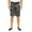 Grey, variant on Ring of Fire Men's Belted 9" and 13" Inseam Twill Cargo Shorts Size 30 to 38 Black Camo-9" Size 32