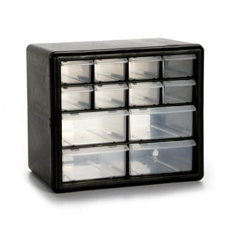 Darice Clear Deluxe Bead Organizer Box with 20 Compartments, 10.5 x 7.5