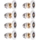 thumbnail image 1 of Rodillos para puerta de ducha de 23 mm, corredores de ruedas de ducha, poleas de fijación, piezas de repuesto para puertas corredizas de vidrio, 8 piezas, 1 of 5