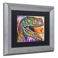thumbnail image 3 of Trademark Fine Art "Raptor" Canvas Art by Dean Russo, Black Matte, Silver Frame, 3 of 4