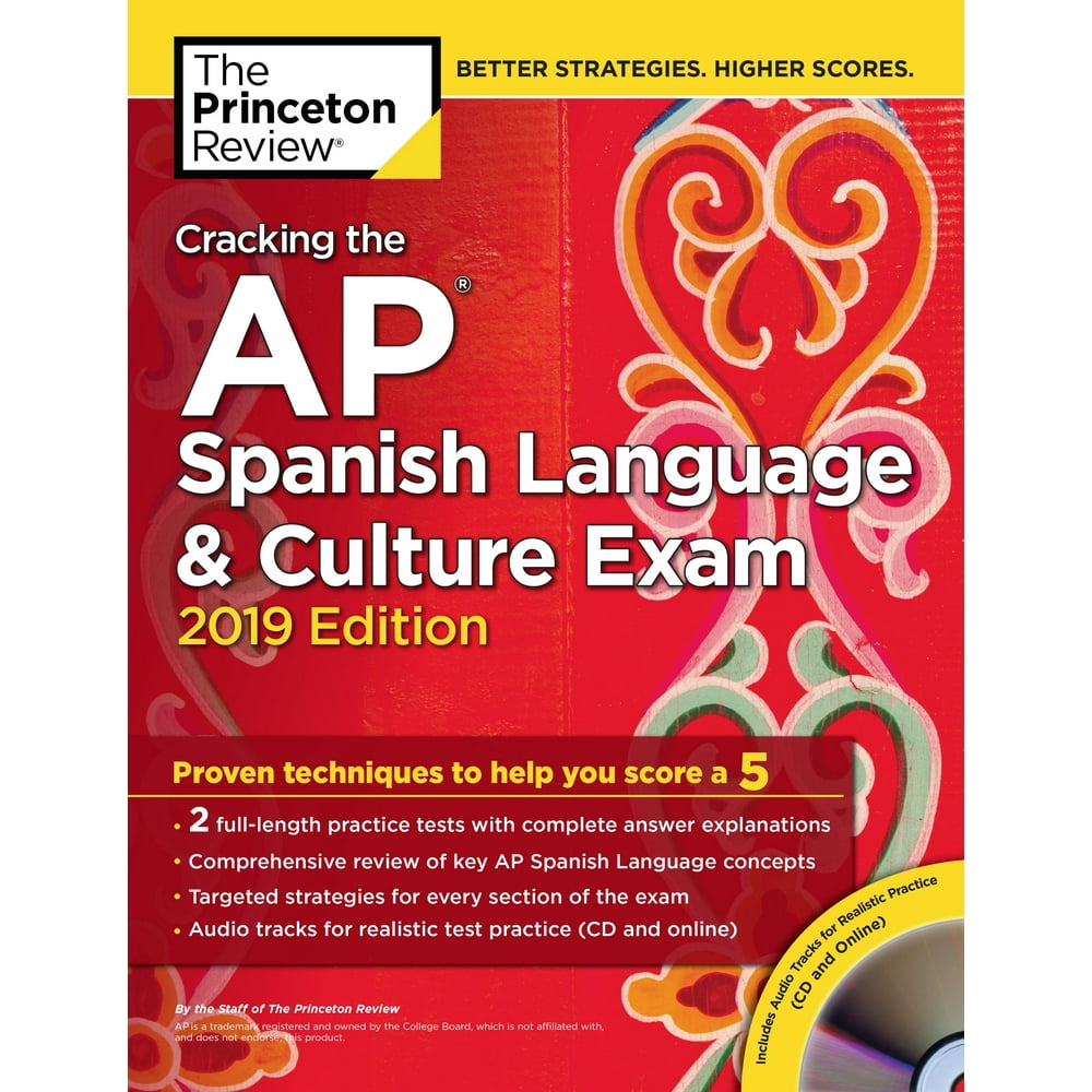 Cracking the AP Spanish Language & Culture Exam with Audio CD, 2019