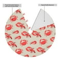thumbnail image 2 of Picia Crab Lobster 1 Print Christmas Tree Skirt , Christmas Tree Skirt Ornaments for Merry Christmas Holiday Party Decorations Indoor Outdoor-36", 2 of 7